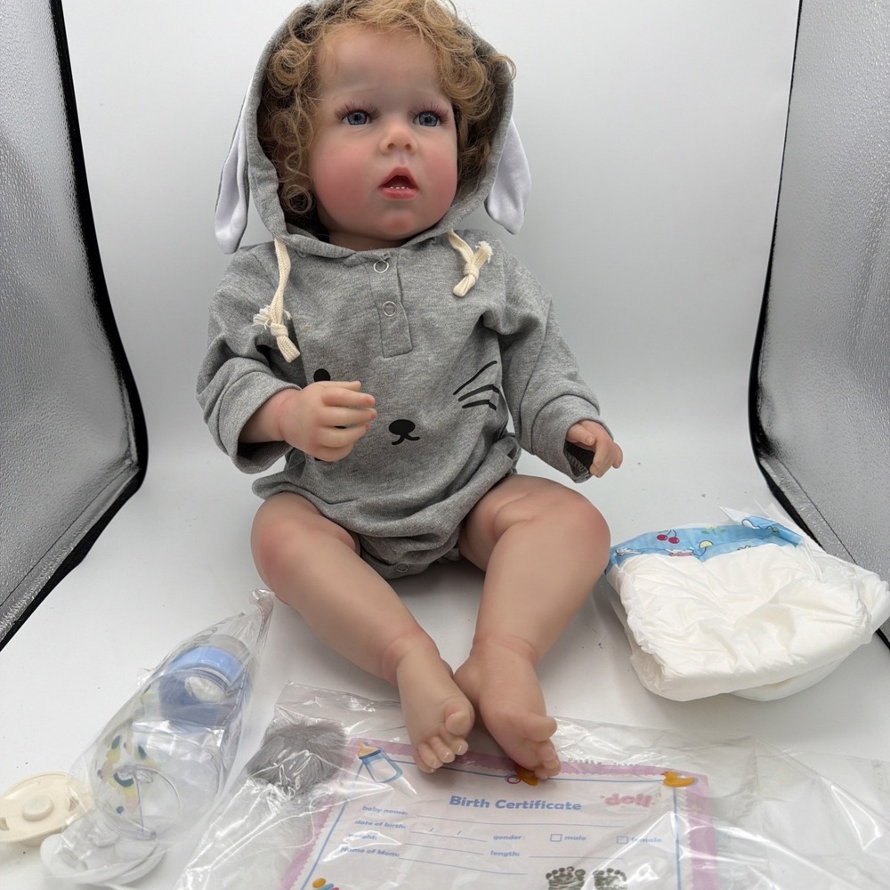 Reborn Baby Doll 22Inch Silicone Full Body Girl, 5338